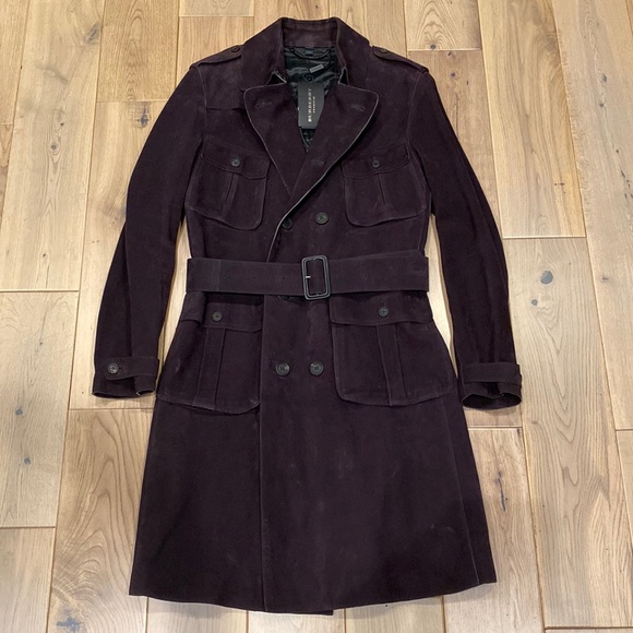 Burberry Other - Burberry Prorsum nubuck leather trench